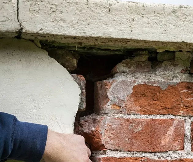 spalling concrete